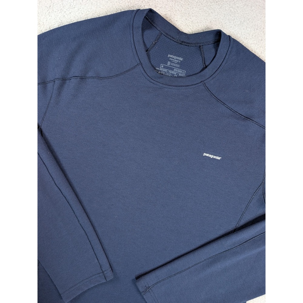 Patagonia Capilene 3 Midweight Polartec Base Layer Navy Blue Mens M 44421